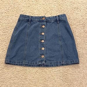 Forever 21 mini denim skirt